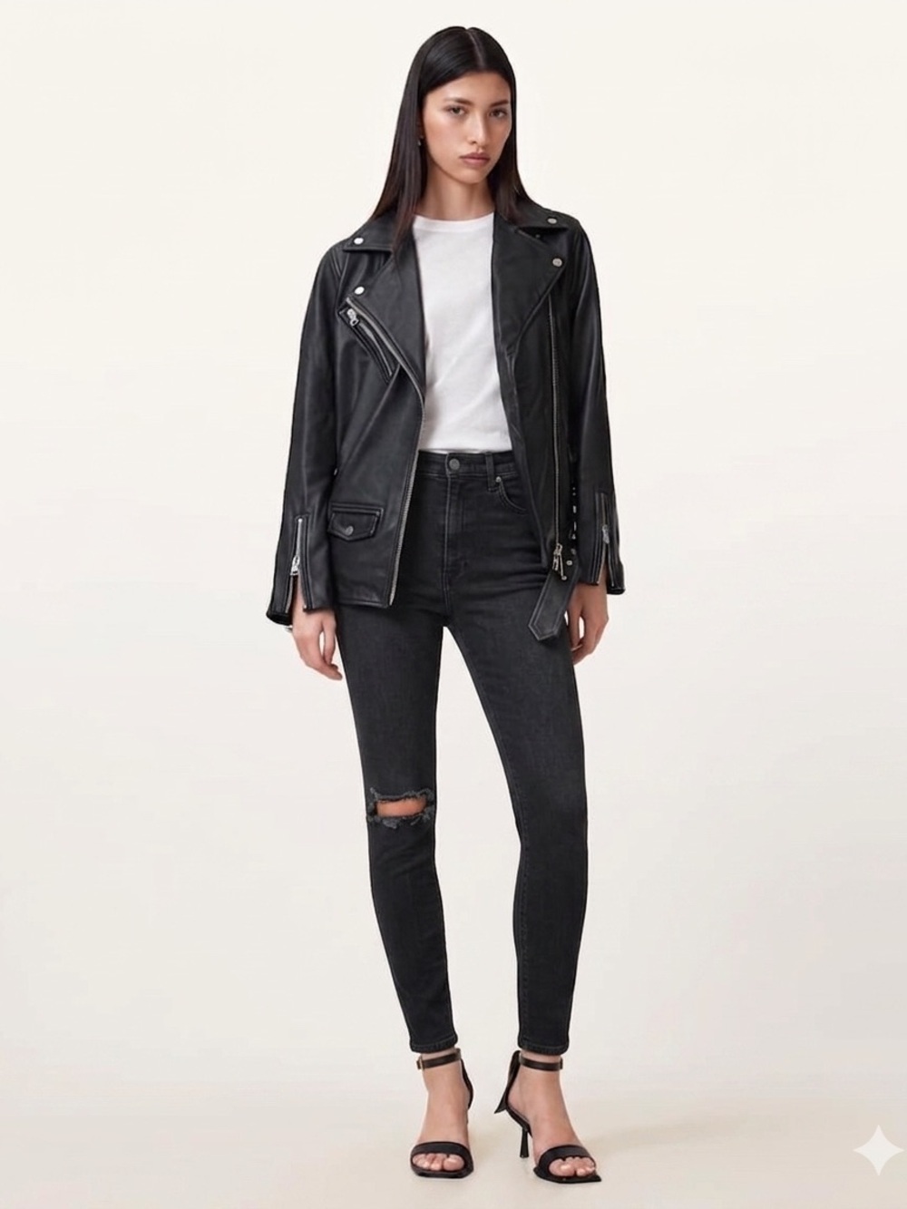 Reformation High & Skinny Jeans Size 27